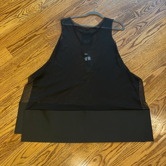 NWT XD Xenia Design Woman’s Black See Through Top Size L - Picture 2 of 4